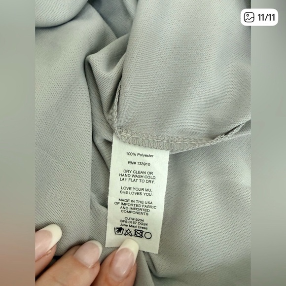 Show Me Your Mumu Light Gray Maxi Dress - Picture 7 of 13